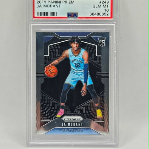 2019-20 Panini Prizm Rookie Ja Morant #249 Prizm PSA 10 like new
