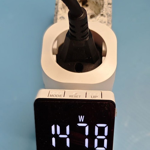 Electricity Meter with LCD Screen 16A 3680W New, pack of 2