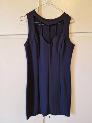 Blue mini dress Morena Spain like new, size S