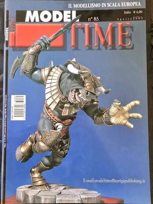 Model Time No 85 magazine like new, Italian modeling