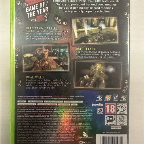 Bioshock 2 Xbox 360 like new