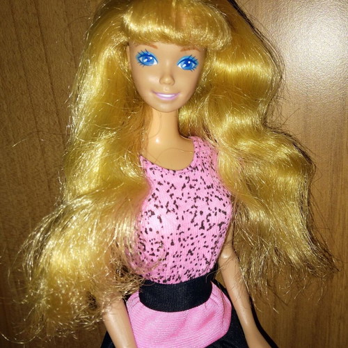 Barbie 1989 My First Princess and 1991 Fashion Finds #2983 used with pink shoes