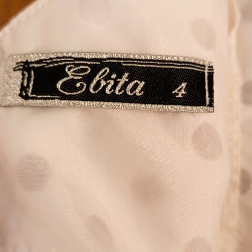 Evita children's dress used, white, size 104 cm, age 4