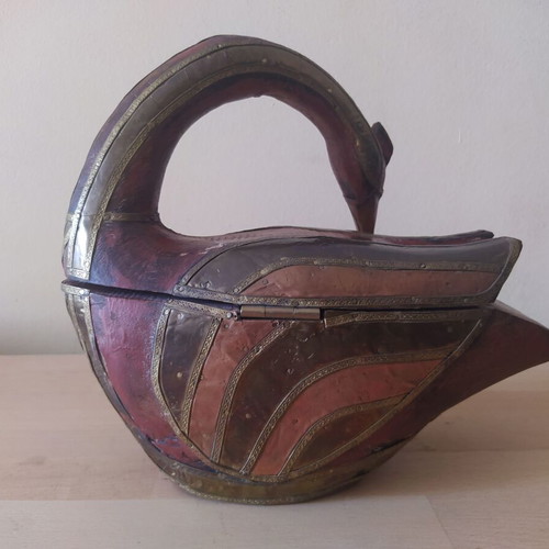 Antique decorative duck with storage used