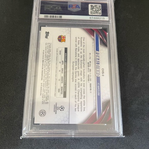 Kevin De Bruyne and Ronaldinho PSA cards used