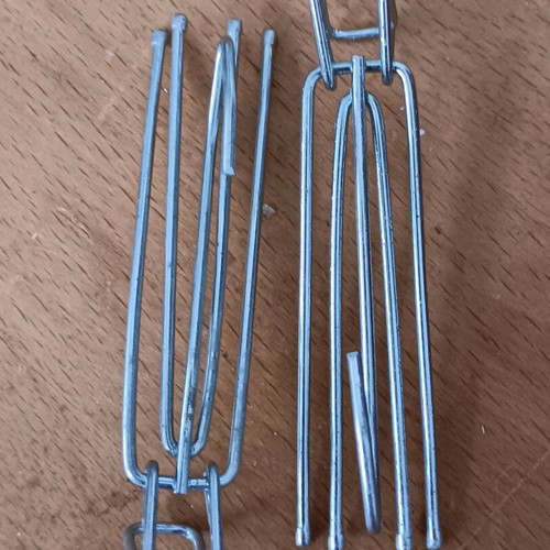 Metal hooks new, set of 2 pieces