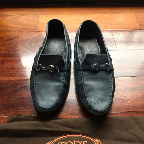 Tod’s women’s loafers used, blue, size 41