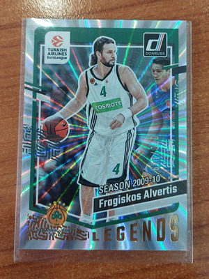 Panini Donruss Euroleague 2023-2024 Fragkiskos Alvertis Holo Laser card like new