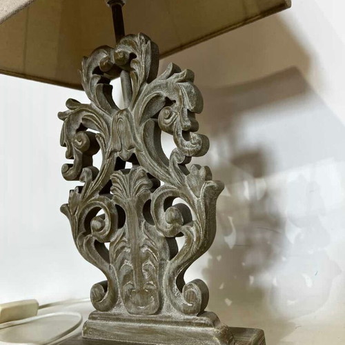 Art et' Umiere wooden table lamp 54x30x20