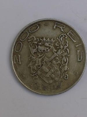 Silver coin 2000 Reis 1932 Brazil like new