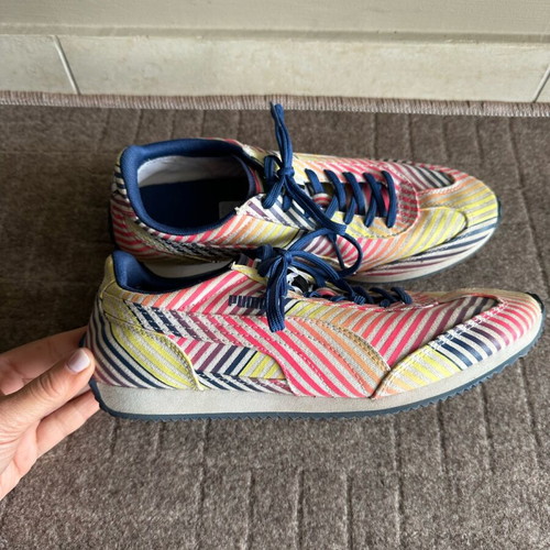 Puma multicolor athletic shoes size 40 narrow fit like new
