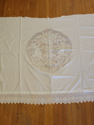 Handmade curtain without tape 170 x 135, like new