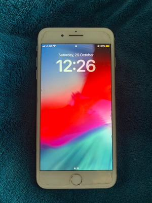 iPhone 8Plus 64GB with 75% battery health without scratches