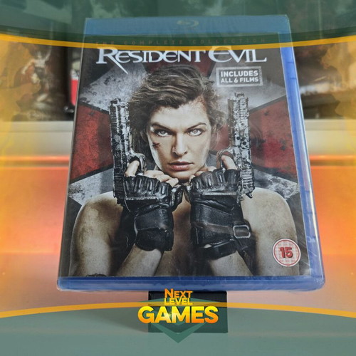 Resident Evil Blu-ray complete collection, 6 discs, action fantasy thriller horror adventure drama