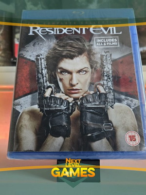 Resident Evil Blu-ray complete collection, 6 discs, action fantasy thriller horror adventure drama