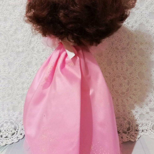 Vintage Belle doll in pink dress Mattel 1992 like new