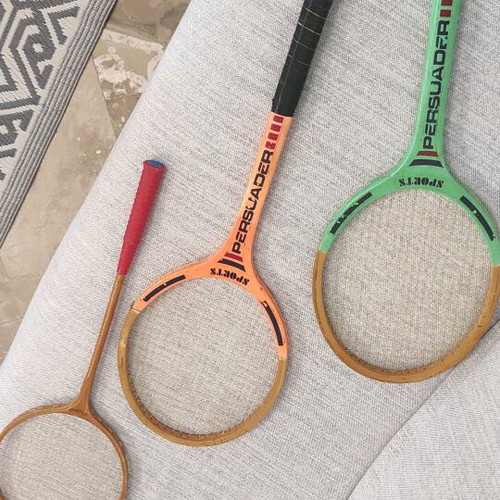 Badminton rackets pack of 3 used Persuader sports vintage