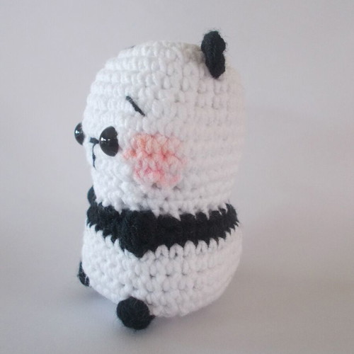 Handmade Amigurumi Panda keychain, new