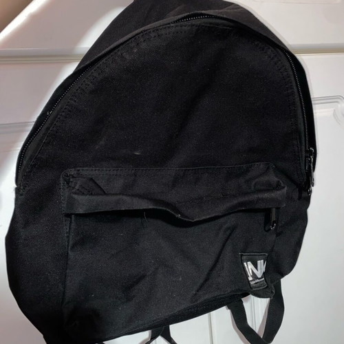 Black backpack medium-large size used