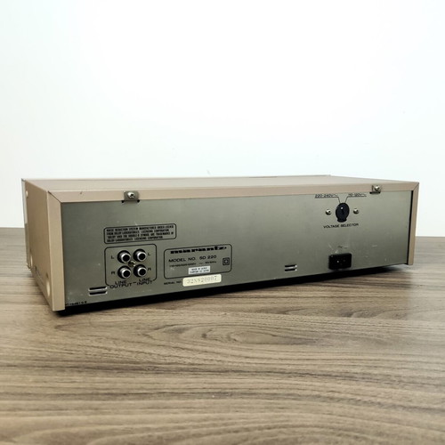 Marantz SD-220 vintage stereo cassette deck (1982)