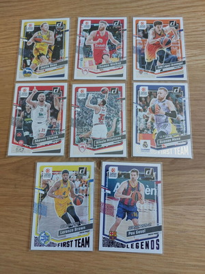 Panini Donruss Euroleague 2023-2024 Press proof cards like new, set of 8