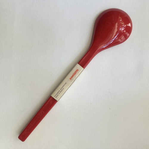 Grecostyl vintage salad serving set (80s), deadstock, red