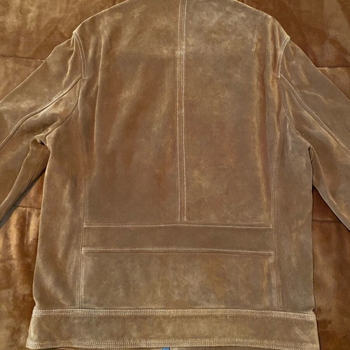All Saints Brown Jacket Size M Like New With Small Tear