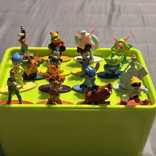 Disney Jada small metal figures