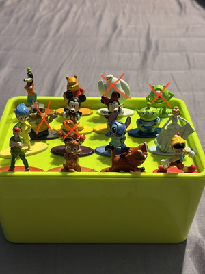 Disney Jada small metal figures