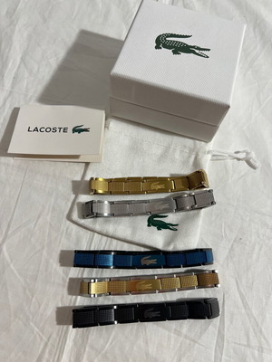 Lacoste bracelet new in various colors