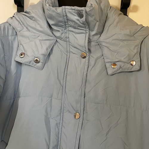 M&S women's padded jacket new with tags, soft blue, size EUR 46 UK 18