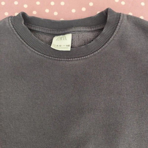 Zara sweatshirt used for girls 9-10 years, size 140, blue