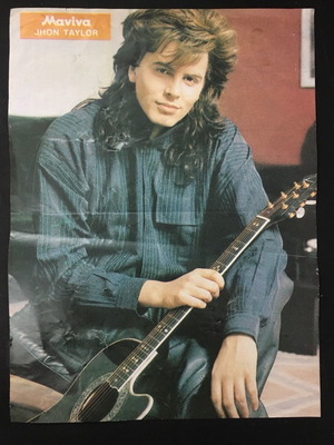 Αφίσα John Taylor B Springsten 1980 μεταχειρισμένη με φθορές