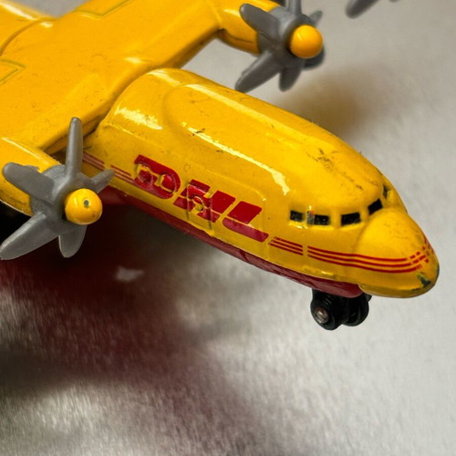 Matchbox DHL airplane used, rare collectible