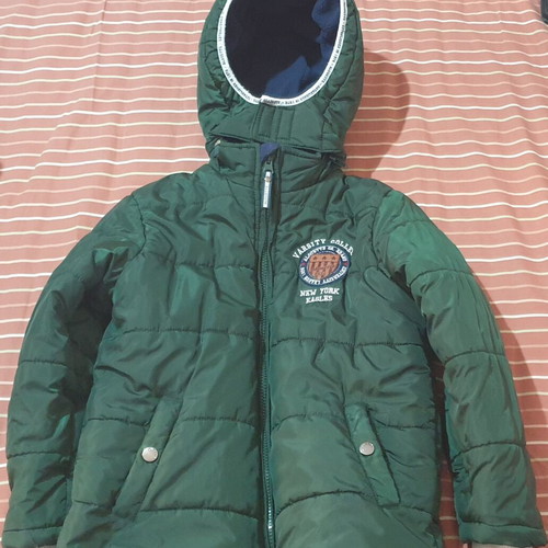 Alouette Kids Puffer Jacket Size 8 Years 128cm Green with Fleece
