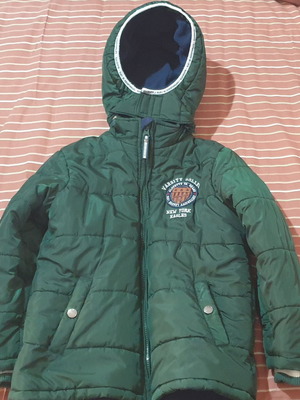 Alouette Kids Puffer Jacket Size 8 Years 128cm Green with Fleece
