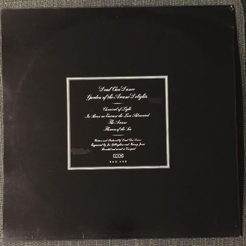 Dead Can Dance Garden of the Arcane Delights LP used, original pressing 1984