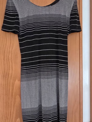 Dress, black and white, size M / 38 / 10
