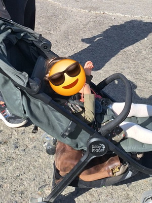 Baby Jogger City Tour 2 stroller used, Everett Green with bonus bar