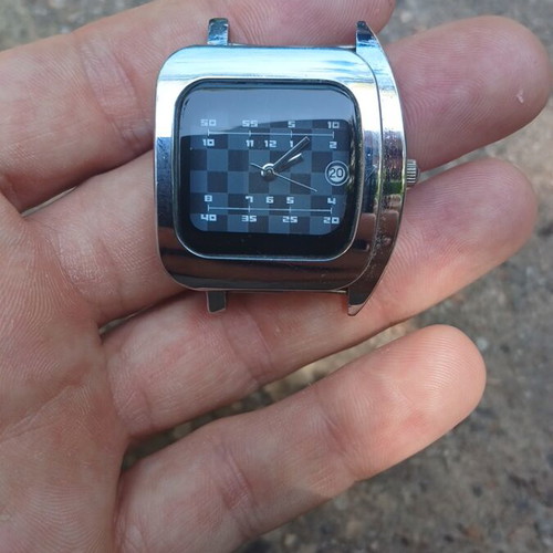 Nekura Transceiver watch used, silver unisex