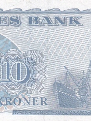 Norwegian banknote used
