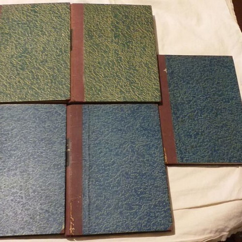 Polytechnic book series in Italian like new, set of 5 volumes