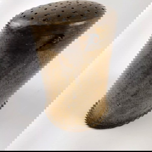 Αντίκα μπρούτζινη ζαχαριέρα μεταχειρισμένη, εσωτερικά γανωμένη