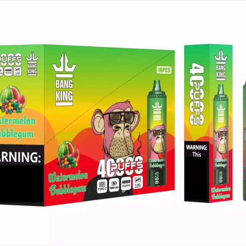 Bang King 40K Watermelon Bubblegum vape new, 40,000 puffs