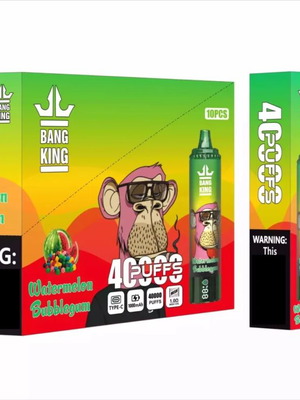 Bang King 40K Watermelon Bubblegum vape new, 40,000 puffs