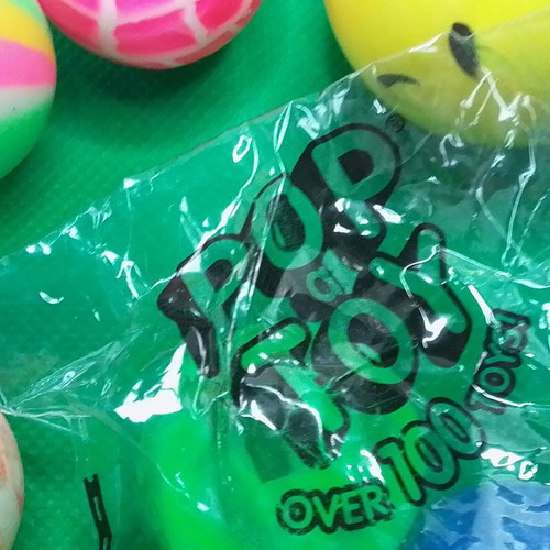 Pop Toys bouncing balls used, pack of 18 pieces