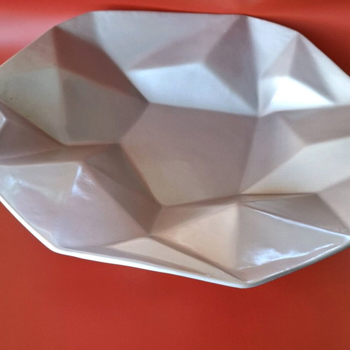 BoConcept decorative bowl like new, light grey geometric design