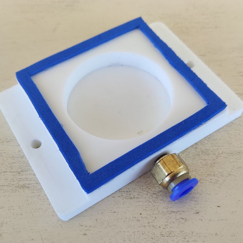 CNC vacuum chuck made of Corian new