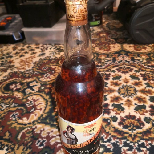 Vassilakis Koum Kouat liqueur used, sealed