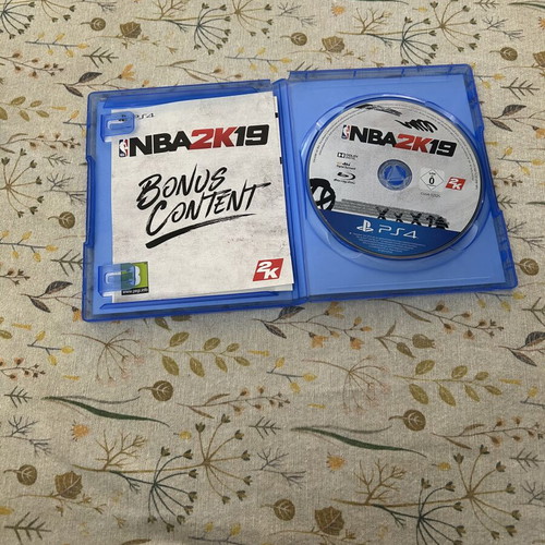 NBA 2K19 PS4 game like new with manual and case